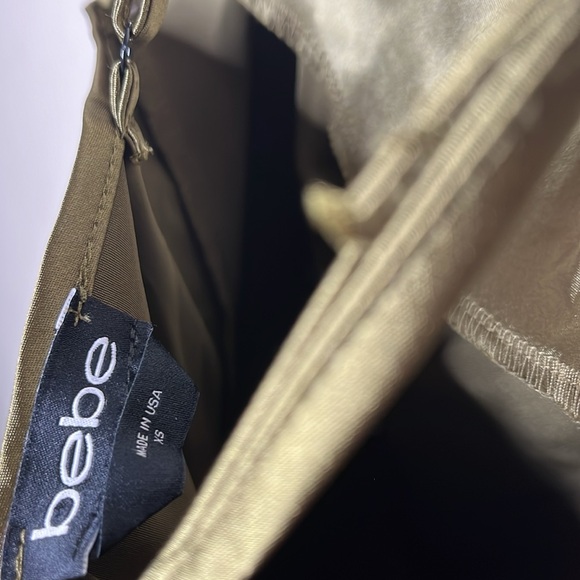 Olive Bebe Cowl Neck Slip Dress - Picture 5 of 6